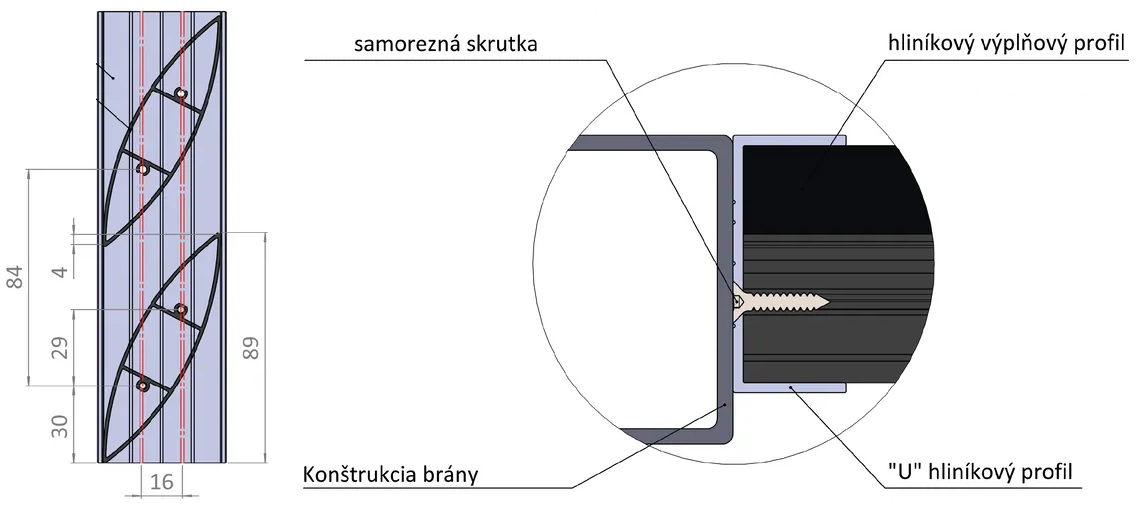 lamela do sikma profil50mm