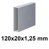 Žiarovo pozinkovaný joklový profil 120x20x1,25 mm