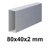 Žiarovo pozinkovaný joklový profil 80x40x2 mm