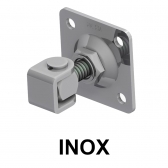 Reguľovateľný pánt na priskrutkovanie s kontramaticou - INOX