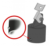 Násadka podporného stĺpiku pletivového plotu