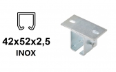 Horný úchyt pre závesný C-profil 42x52x2,5, INOX