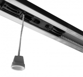 RAB4 - ocelový vodiaci profil k pohonom HALO, predmontovaný 