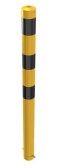 489BG parkovací stĺpik okrúhly 89x2,9x900mm, na zabetónovanie, ZN, žltá/čierna