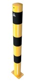 489PBG Bariérový stĺpik 89x900, na priskrutkovanie, ZN+ žlta/čierna