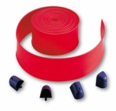 NICE WA2 - červená ochranná koncová guma 8m s koncovými záslepkami