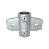 Pozinkovaná bočná kotva pre trubku 42,4 mm, pre vysoké zaťaženie