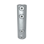 Pozinkovaná spojka pre trubky 42,4 mm, predĺžený rovný spoj