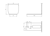 CAIS Krytka C-profilu 95x86x5mm s uchytením o spodný nájazd, PILOT MR