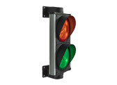 Dvojkomorový semafor, zelená/červená, LED, 230V, hliníkové telo, IP66