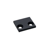 Hliníková krytka pre zakončenie konštrukčného profilu 35x30, antracit RAL7016 so štruktúrou