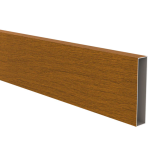 Hliníková plotová lamela 100x20 mm, tvar obdĺžnik, drevodekor so štruktúrou, dekor SOLANSA (Zlatý dub)