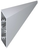 Hliníková plotová lamela 108x16 mm, tvar kosodĺžnik