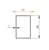 Hliníková plotová lamela 60x40 mm, tvar obdĺžnik, drevodekor so štruktúrou, dekor LUVIA (Svetlý dub)