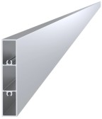 Hliníková plotová lamela 80x16 mm, tvar obdĺžnik