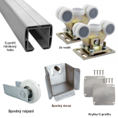 Sada pre výrobu samonosnej posuvnej brány do 4,5m AL 83x79x11