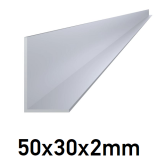 Hliníkový L profil 50x30x2mm, 6m