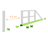 Sada pre výrobu samonosnej posuvnej brány do 4,5m, INOX/ZN/KOV 68x68x3