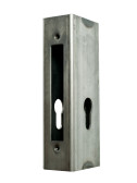 Mini zámková kazeta pre privarenie na profil 60x40 mm, výška 170 mm, bez otvoru na kľučku, Fe