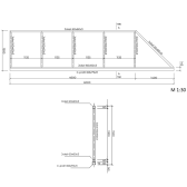 Sada na výrobu samonosnej brány do 4,5m, s hliníkovou výplňou 100x16 a sadou pohonu NICE Robus RBS