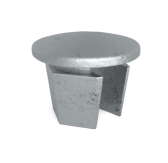 Kovová záslepka pre trubku 60,3 mm