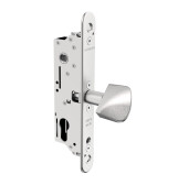 LOCINOX Nerezový zadlabávací zámok pre posuvné brány, odskok 30 mm, zádlab 47 mm, rozteč 92 mm, FIFTYLOCK-LS