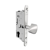 LOCINOX Nerezový zadlabávací zámok pre posuvné brány, odskok 40 mm, zádlab 57 mm, rozteč 92 mm, SIXTYLOCK-LS