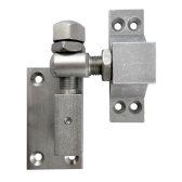 Nastaviteľný pánt s platňou na priskrutkovanie, nerez+AL, M16