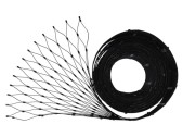 Nerezová lanková sieť s okom 60x104mm, lanko ø2mm, 0,8mx10m, čierna