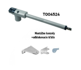 NICE TOO TOO4524 - samostatný pohon, pre jedno krídlo 4,5m/250kg, intenzívna prevádzka