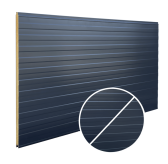 Obojstranný sendvičový PUR panel výška 100 cm, hrúbka 3 cm, RAL 7016 antracit hladký, vzor línia/línia