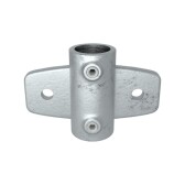 Pozinkovaná bočná kotva pre trubku 33,7 mm, pre vysoké zaťaženie