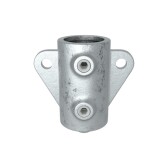 Pozinkovaná koncová kotva s bočnou prírubou pre trubku 33,7 mm