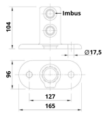 Pozinkovaná kotva do zeme pre trubku 60,3mm