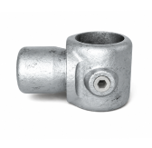 Pozinkovaná otočná spojka pre trubky 42,4 mm, tvar T, samec