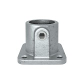 Pozinkovaná kotva do betónu, štvorcová, pre trubku 33,7 mm