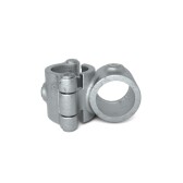 Pozinkovaná skladacia spojka pre trubky 48,3 mm, priebežný kríž 90°