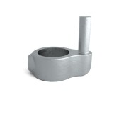 Pozinkovaný pánt s čapom pre trubku 48,3 mm