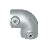 Pozinkovaná spojka pre trubky 33,7 mm, tvar L