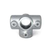 Pozinkovaná spojka pre trubky 42,4 mm, tvar bočné T, 5 cestný