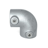 Pozinkovaná spojka pre trubky 48,3/42,4 mm, tvar L