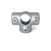 Pozinkovaná spojka pre trubky 48,3 mm, tvar bočné T, 5 cestný