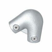 Pozinkovaná spojka pre trubky 48,3 mm, tvar L, 40° - 70° uhol