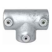 Pozinkovaná spojka pre trubky 48,3 mm, tvar široké T