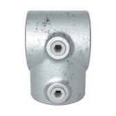 Pozinkovaná spojka pre trubky 48,3 mm, tvar úzke T