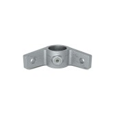 Pozinkovaný držiak poľa pre trubku 33,7 mm, dva úchyty pod uhlom 90°