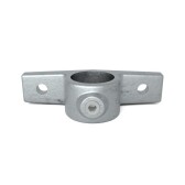 Pozinkovaný držiak pre trubku 48,3 mm, uchytenie do steny
