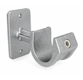 Pozinkovaný držiak zábradlia s priemerom 42,4 mm, pre uchytenie madla do steny