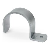 Pozinkovaný sedlový držiak pre trubku 33,7 mm, s jedným úchytom