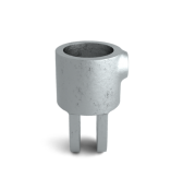 Pozinkovaný svorkový úchyt, pre trubku 60,3 mm